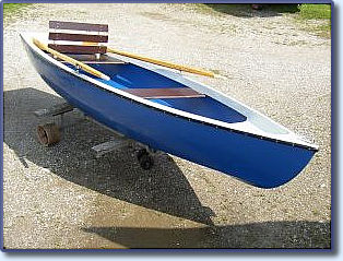Ruderboot Sonny P (mit Selbstlenzung) in Dunkelblau RAL 5010