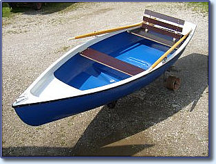 Ruderboot Sonny P (mit Selbstlenzung) in Dunkelblau RAL 5010