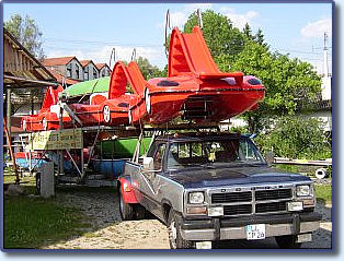 Transport unserer Boote